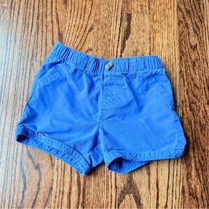 Cat & Jack Blue Baby Boy Elastic Waist Summer Shorts - Size 12 months